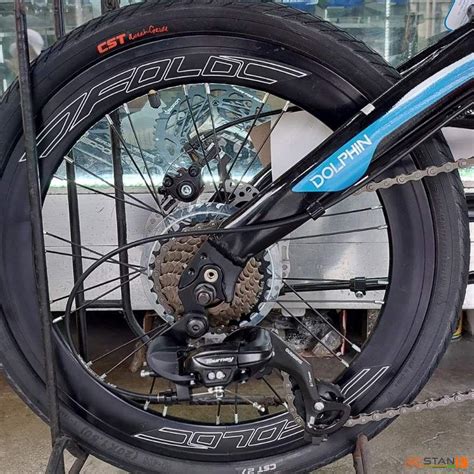 Trinx Dolphin 2.0 Alloy Folding Bike Aero Rims.